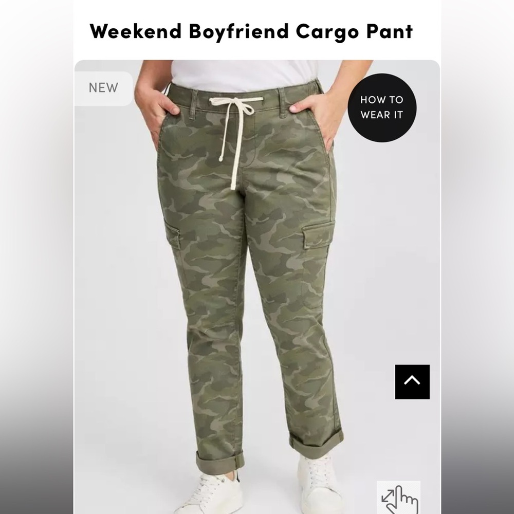 Torrid Weekend Boyfriend Cargo Pant Women's Camo Camouflage
New 0Tall 1Reg 1Tall
